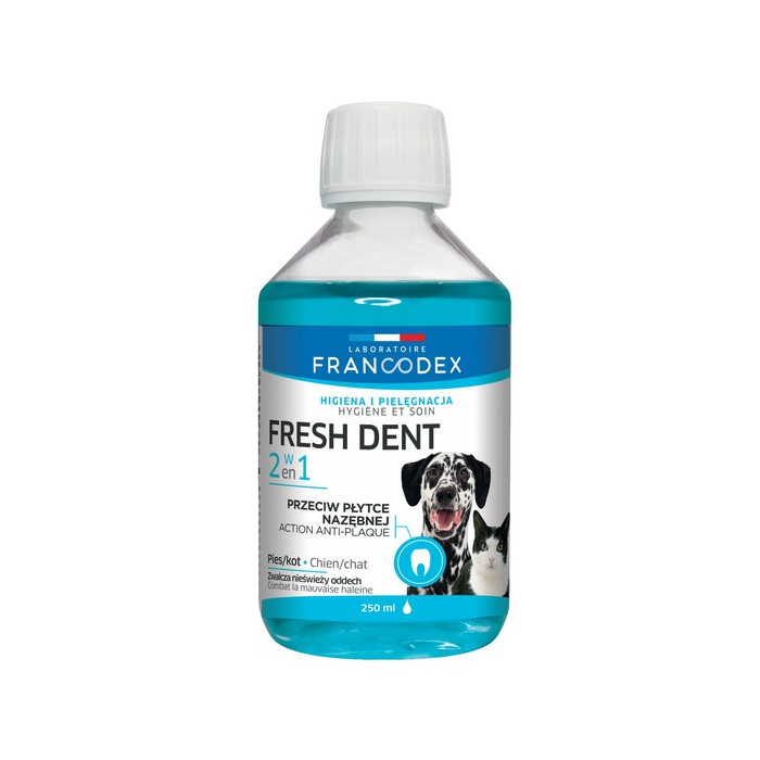 Francodex Fresh Dent płyn do higieny jamy ustnej psa