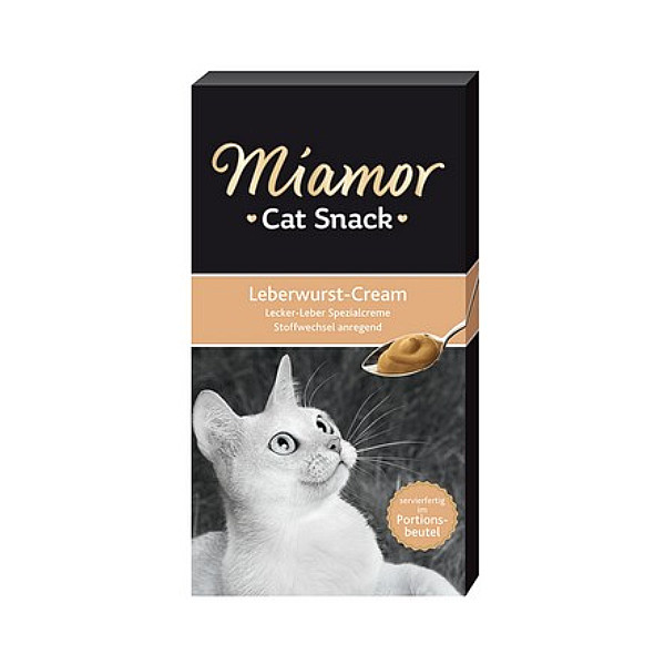 Miamor Cat Snack Krem o smaku wątróbki dla kota