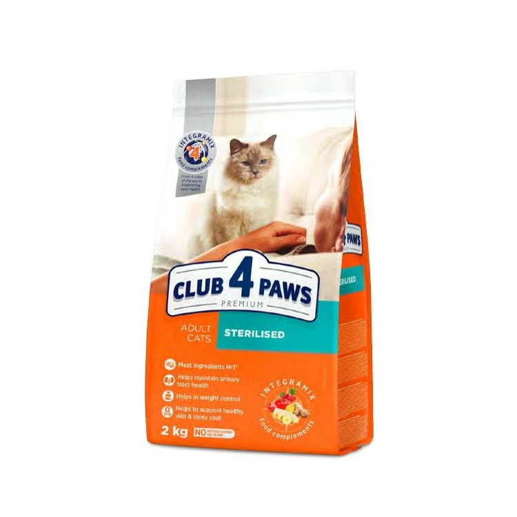 Club 4 Paws Cat Adult Sterilised  sucha karma dla kota