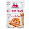 Brit Care Cat Fillets In Gravy Savory Salmon Łosoś