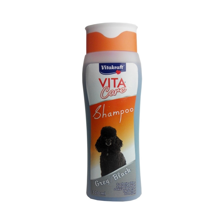 Vitakraft Vita Care Grey Szampon do ciemnej sierści z olejem norkowym 300ml