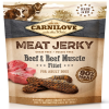 Carnilove Dog Jerky Beef & Beef Fillet - wołowina i filet wołowy