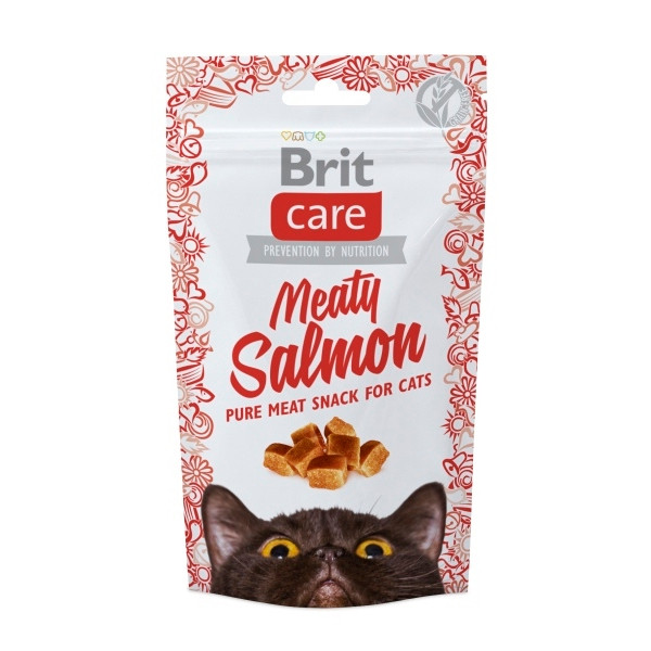Brit Care Cat Snack Meaty Łosoś smakołyki dla kota